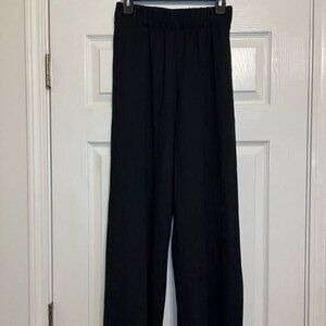 H&M Black Wide leg Pants Size S Like New Condition